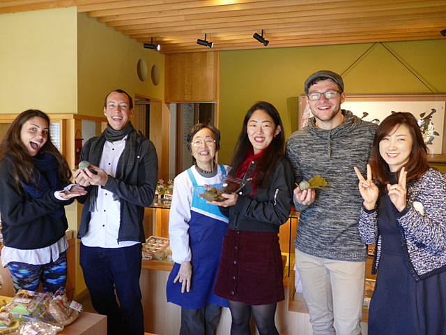 女将さんと和菓子屋巡り